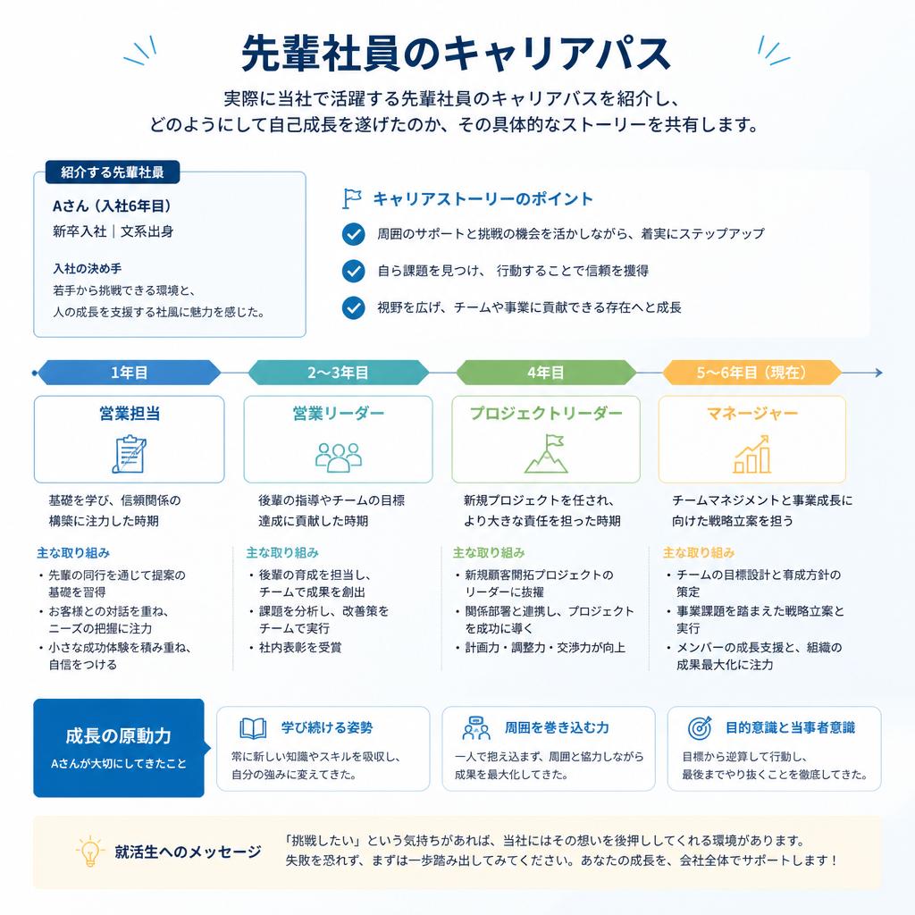 4. 先輩社員の成功事例