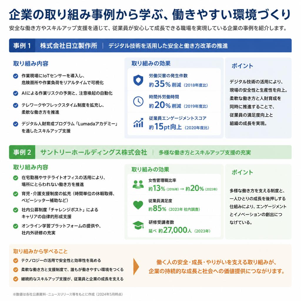 労働環境改善に向けた企業の取り組み