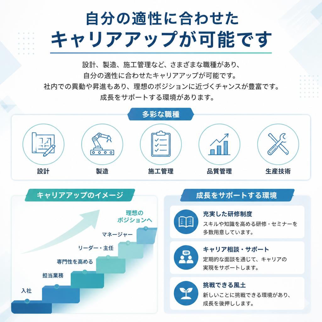 多様なキャリアアップの道