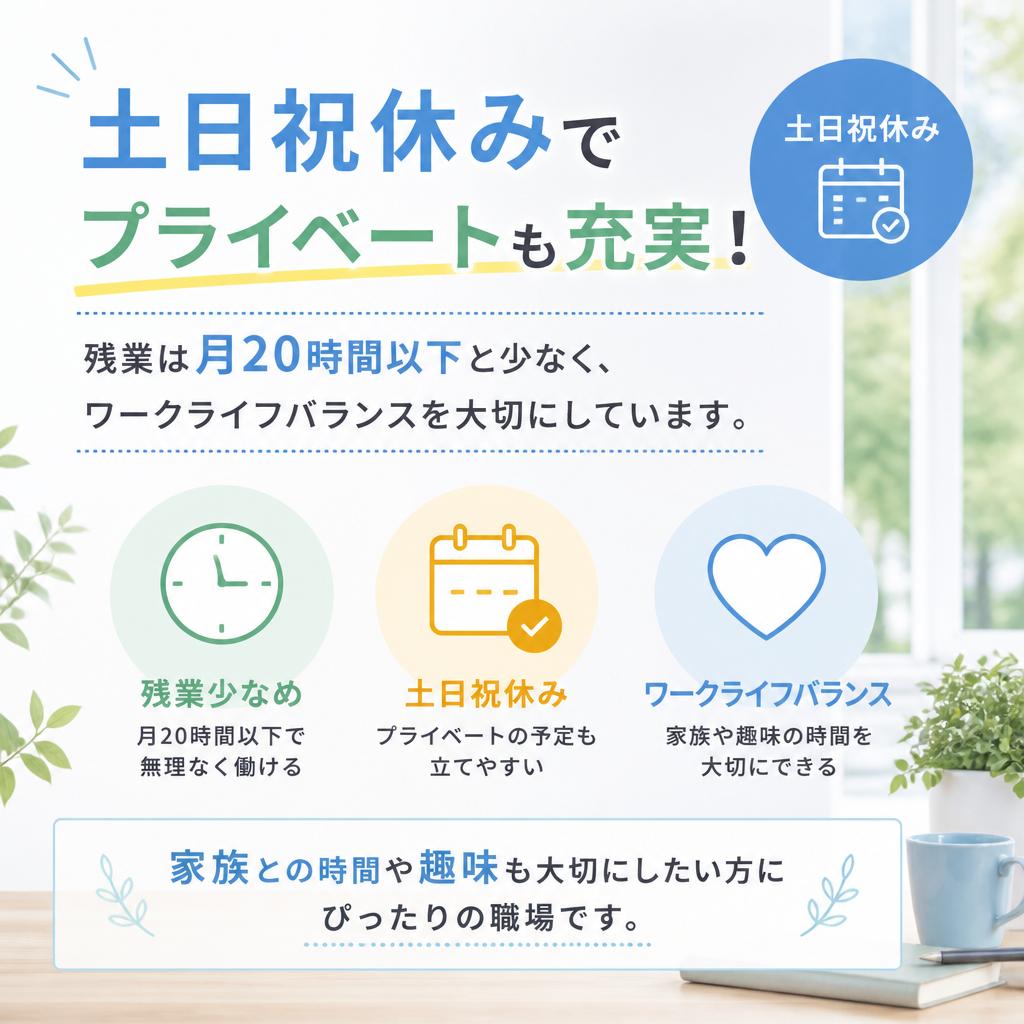 働きやすい環境
