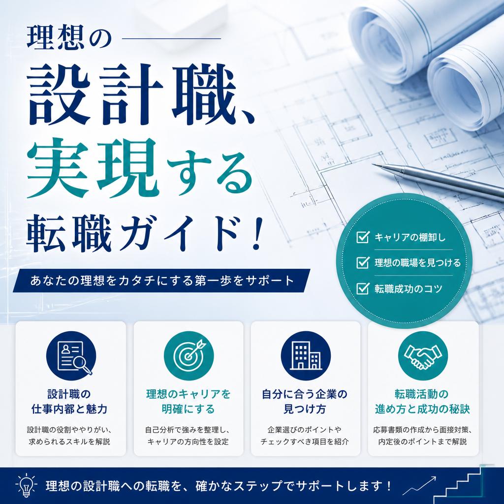 理想の設計職、実現する転職ガイド！