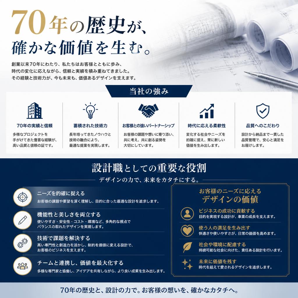 豊富な経験を持つ建築制作金物のスペシャリスト