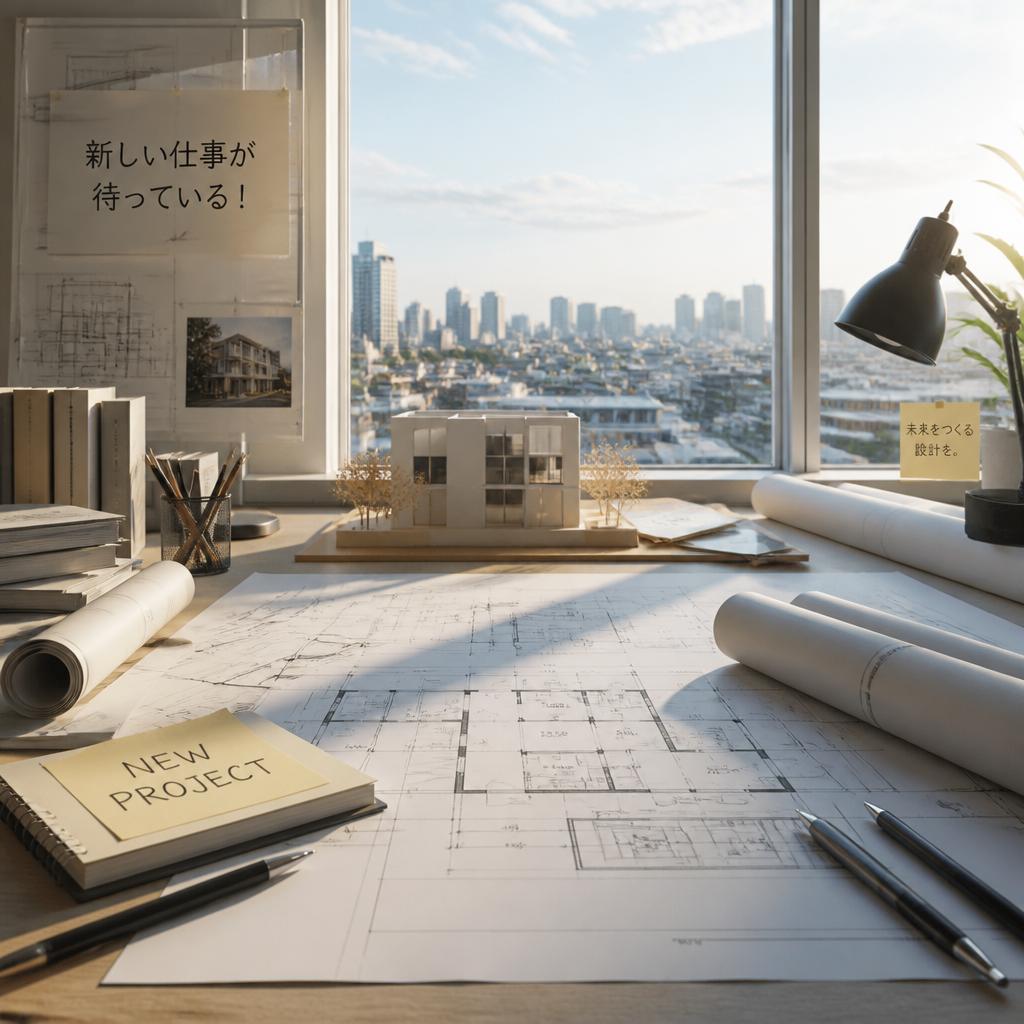 建築設計の新しい仕事が待っている！