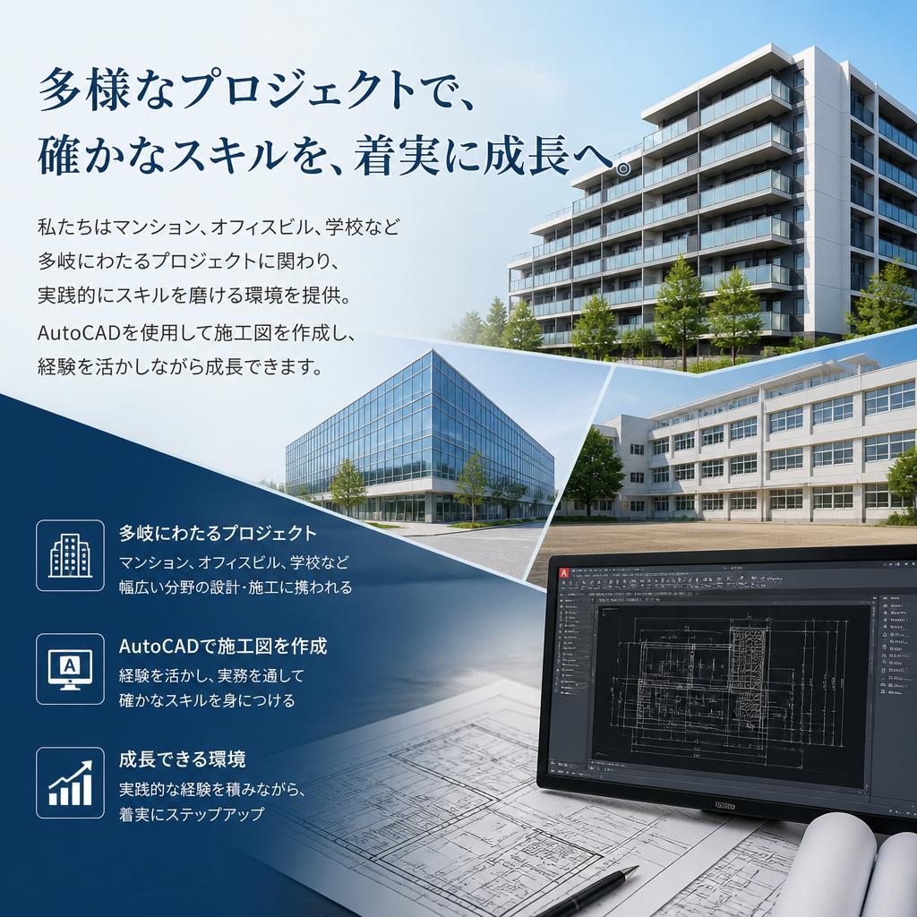 多様なプロジェクトと成長の機会