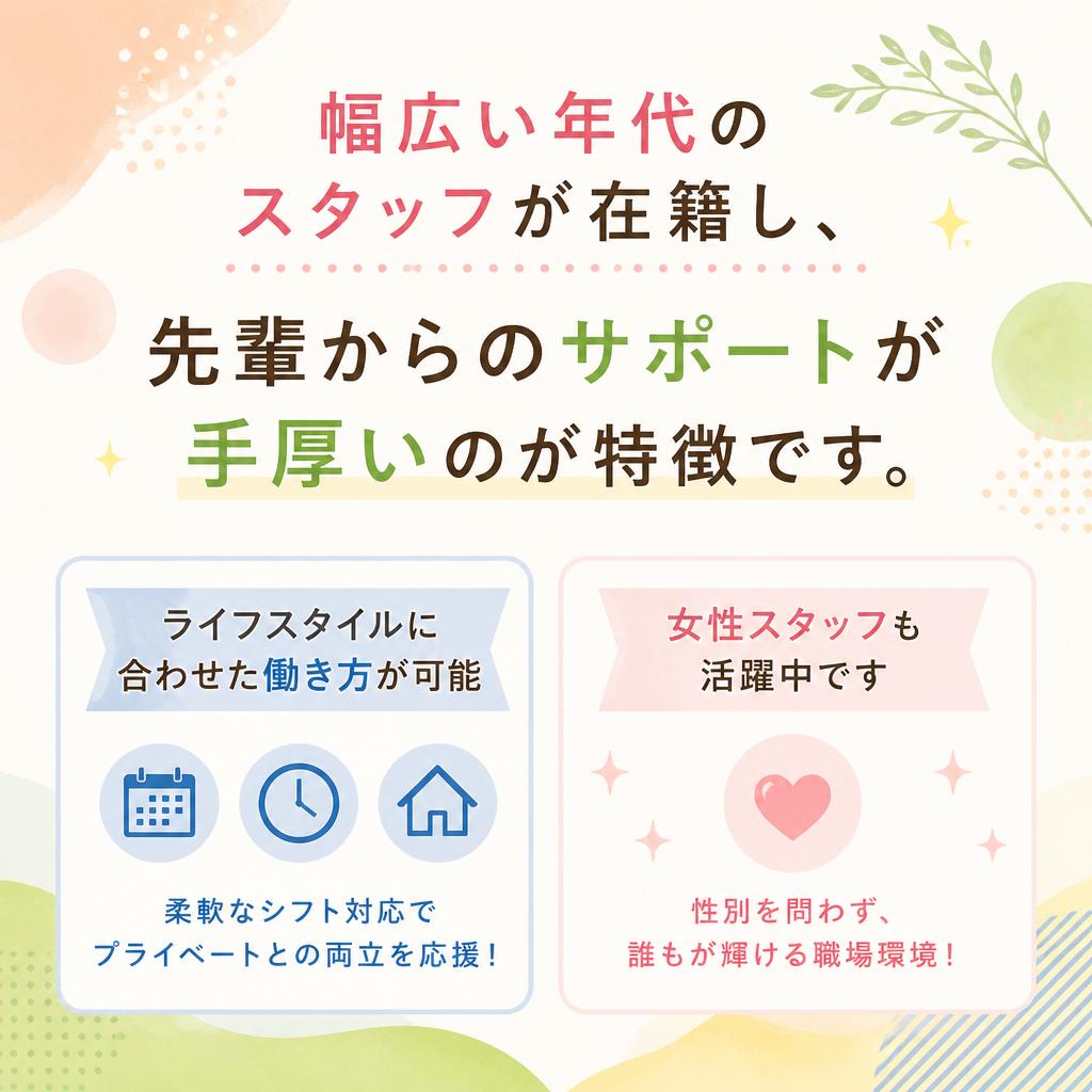 働きやすい職場環境