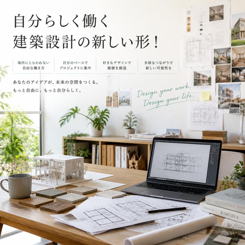 自分らしく働く建築設計の新しい形！