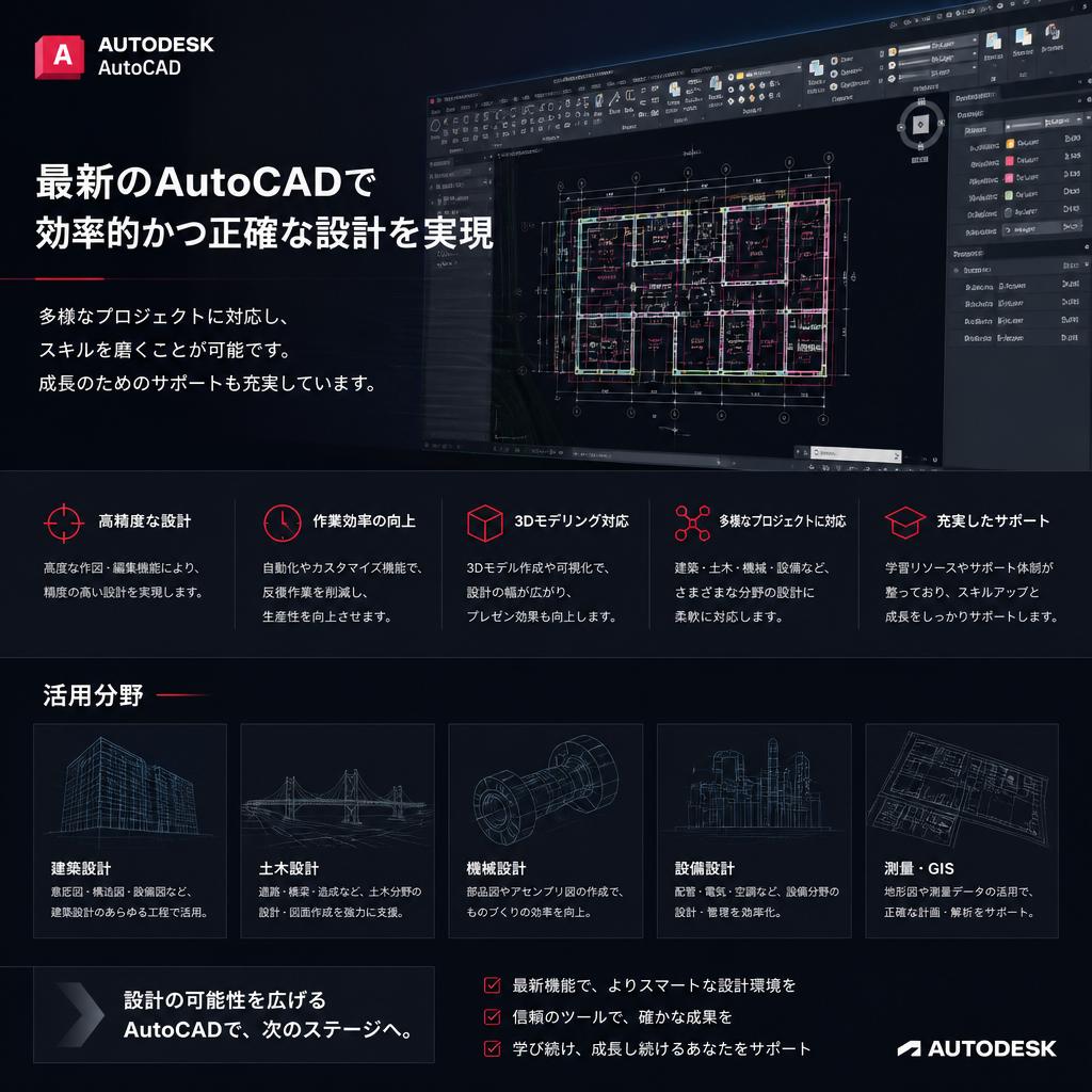 AutoCAD活用で建築設計を進化させる