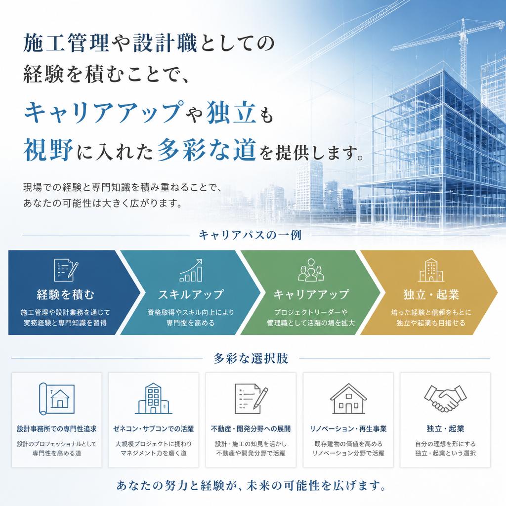 豊富なキャリアアップの可能性