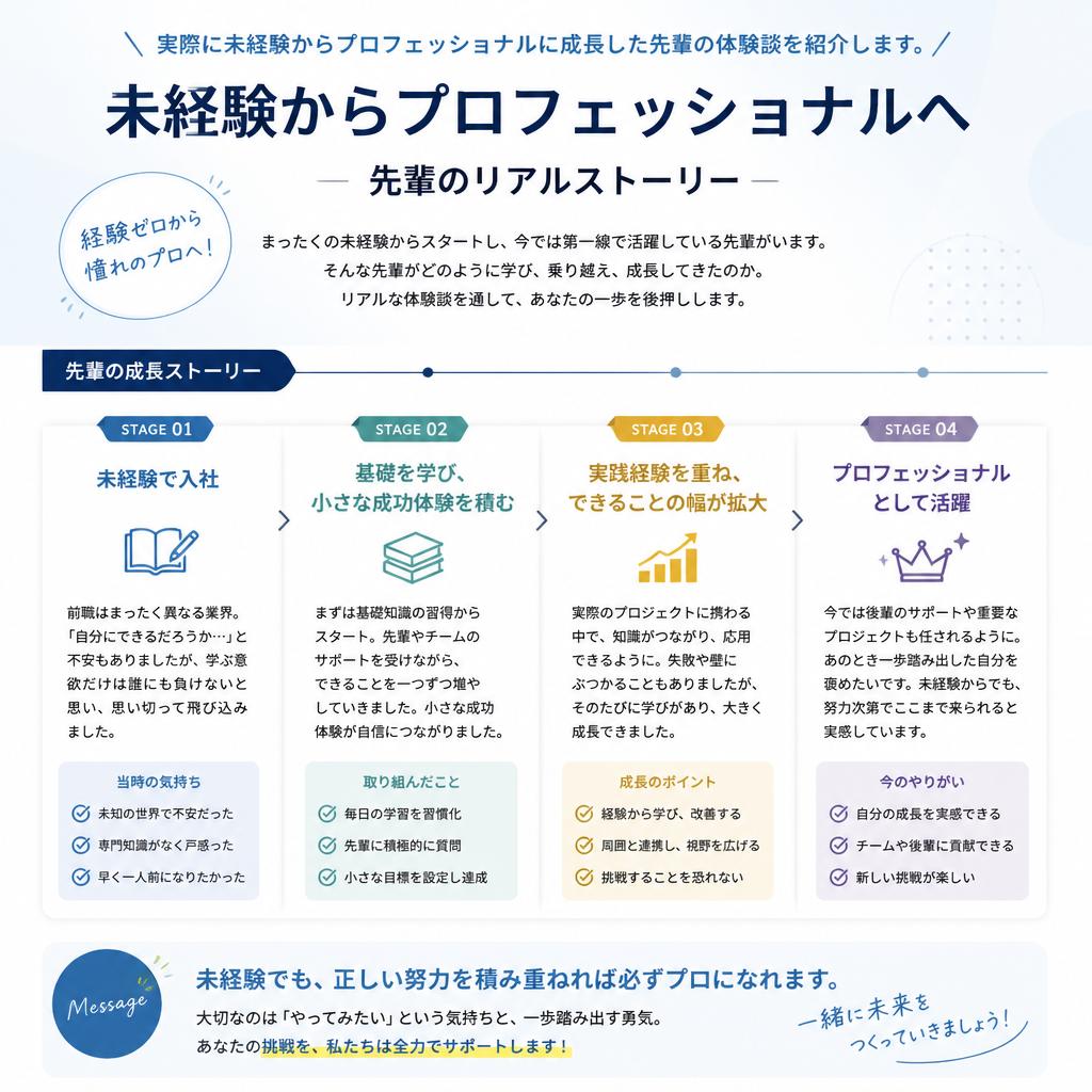 先輩たちの成功ストーリー