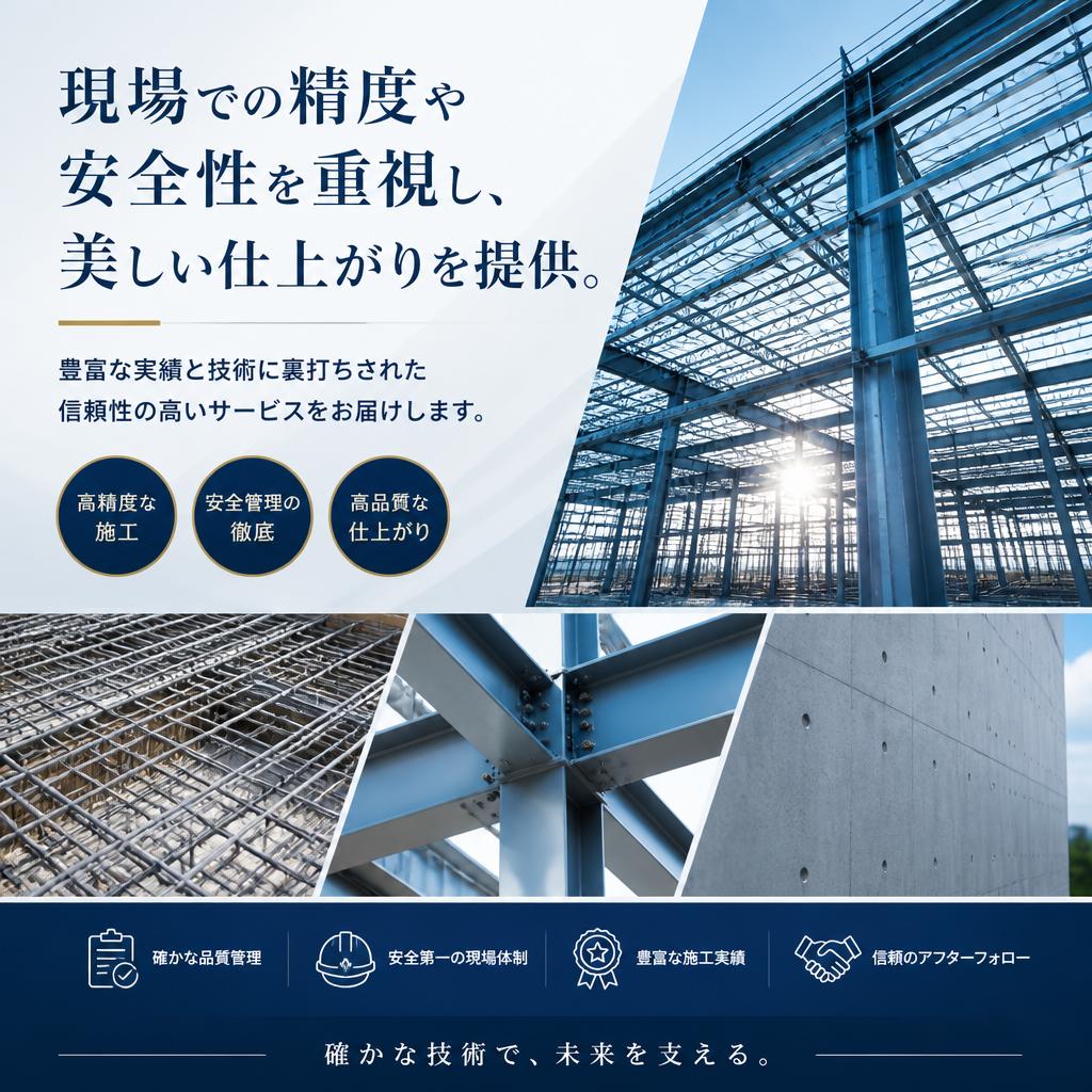 安全性と品質を重視した施工