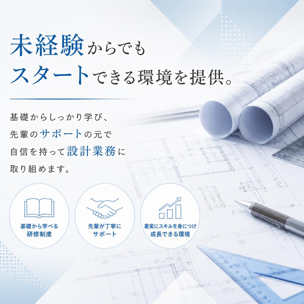 未経験者でも安心の育成制度